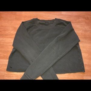 PacSun cropped green long sleeve